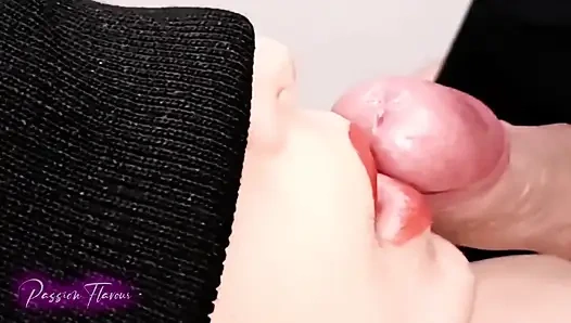 Zengin ağzımda lezzetli döl kremi