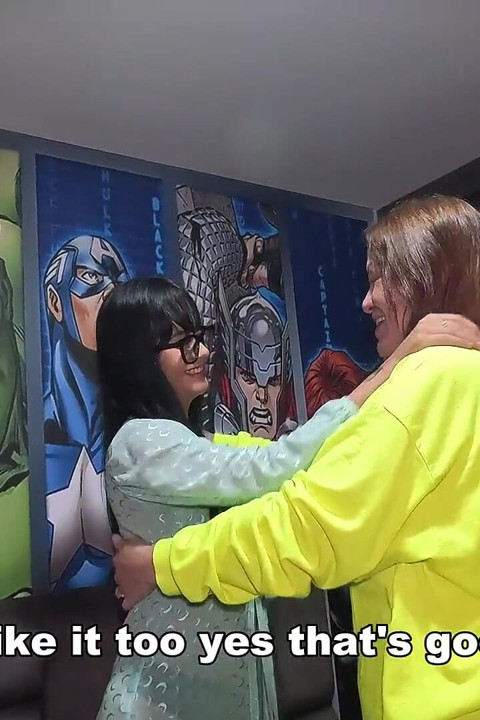 My Roommate's Grandmother Convinces Me to Have Lesbian Sex Behind Her Family's Back.