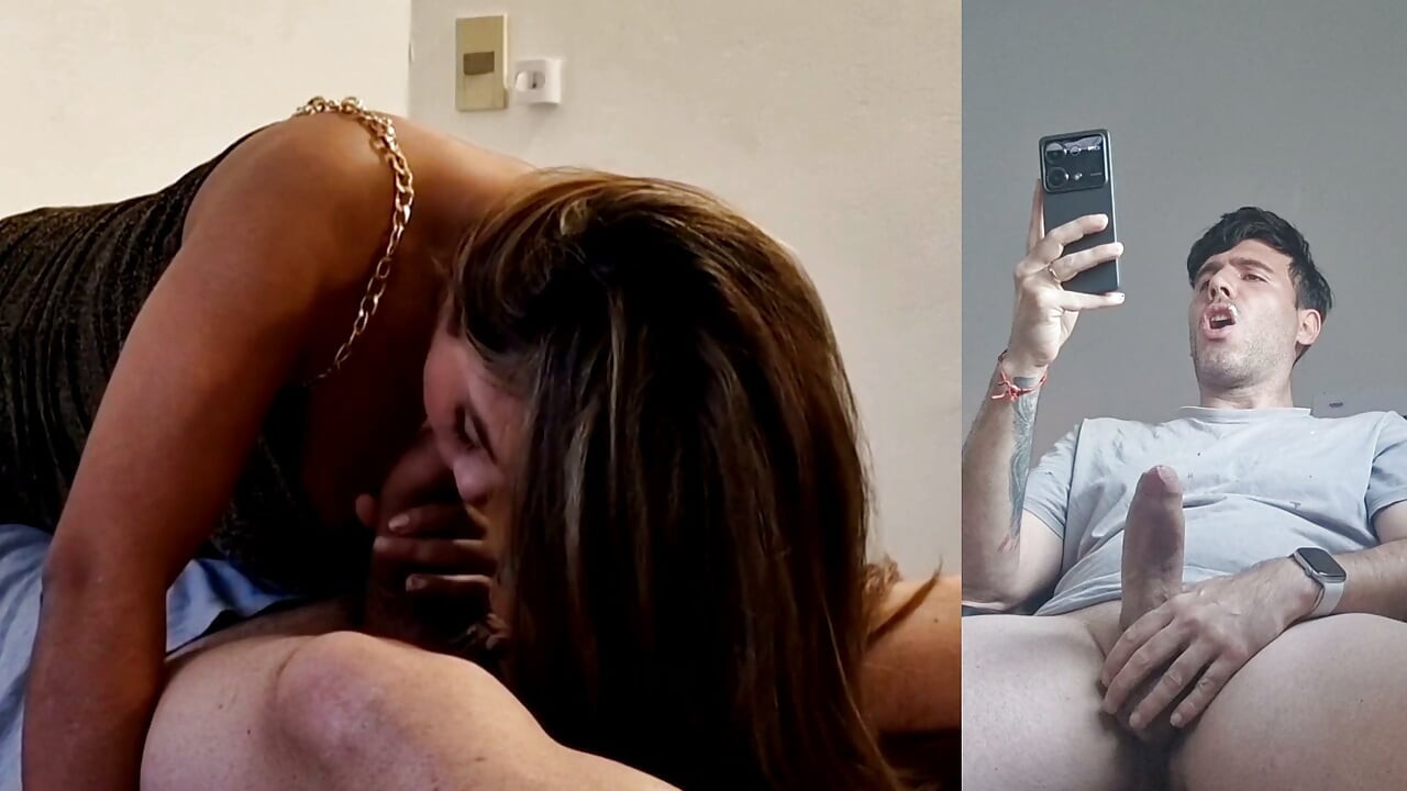 My Boyfriend Sees How I Suck Another Cock