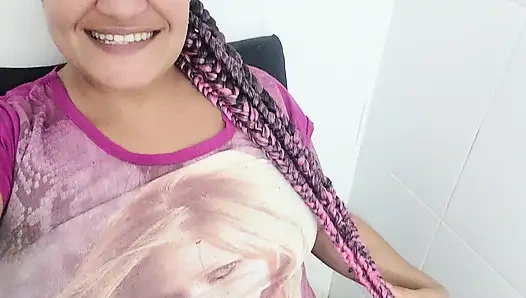 Korkunç pembe ateşli kız