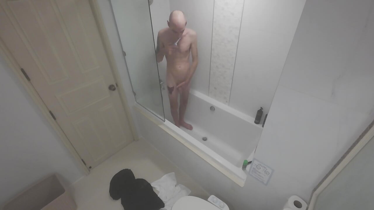 Secret Shower Cam Caught Me Touching Myself