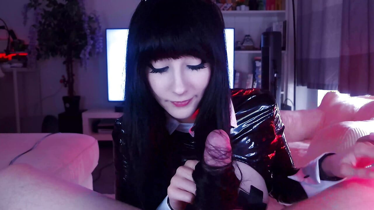 My Bunny girl maid step-sis services me, Hairjob