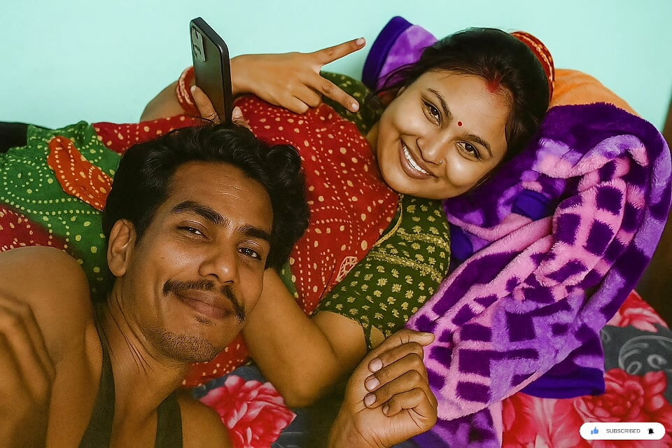 Indian Bangali Bhabhi New Couple Merried Injoy Indoor Bed Romance By -Snapchat143