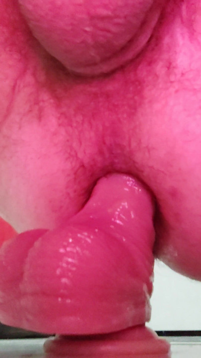 Dildo anal fuck