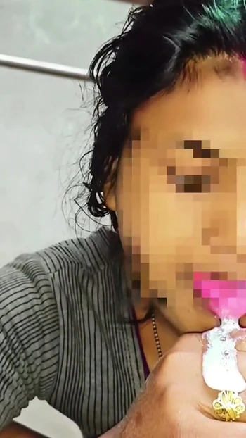 Emotional moment from "Village bhabhi hot masterbuting and cum in mouth"