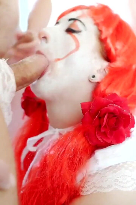 Halloween clown only good for one thing swallow big loads