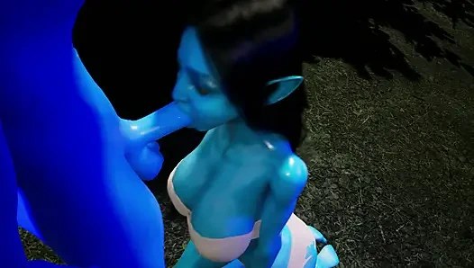 Na'Vi с Аватара трахают, купить Джейк Салли в мире Pandora