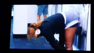 Serena Williams pregame twerk (((zeldzame beelden)))