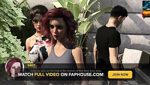 Reunion 35 - John Fucks Becky After a Park Blowjob, Cums Inside Her Pussy; Amy & Rachel Pussy Licking Scene