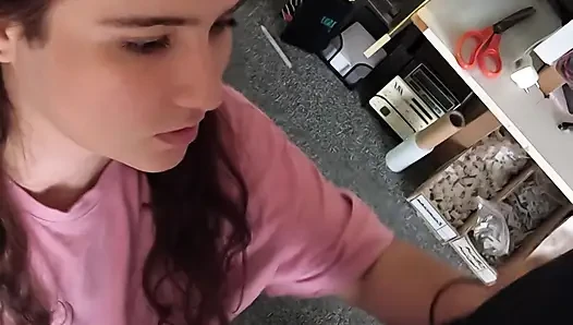 Seducing my married coworker right on the job...