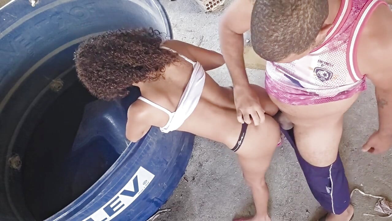 Picking up My Stepsister 100 Anal on the Terrace