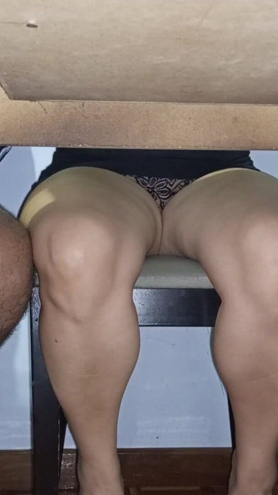 Must-see moment from "Stepdad gropes his stepdaughter's pussy while she tries to study for her exam and distracts her"