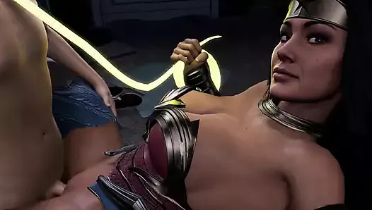 Pumping Wonder Woman Full Of Hot Cum
