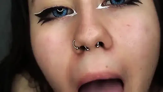 I Give Him a Delicious Blowjob When He Comes to My House - Amateur Blowjob and Cum Swallow