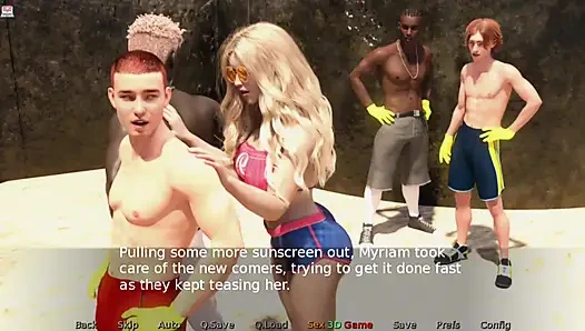 Gangbang Blowjob at Beach - Project Myriam - Life and Explorations - E62