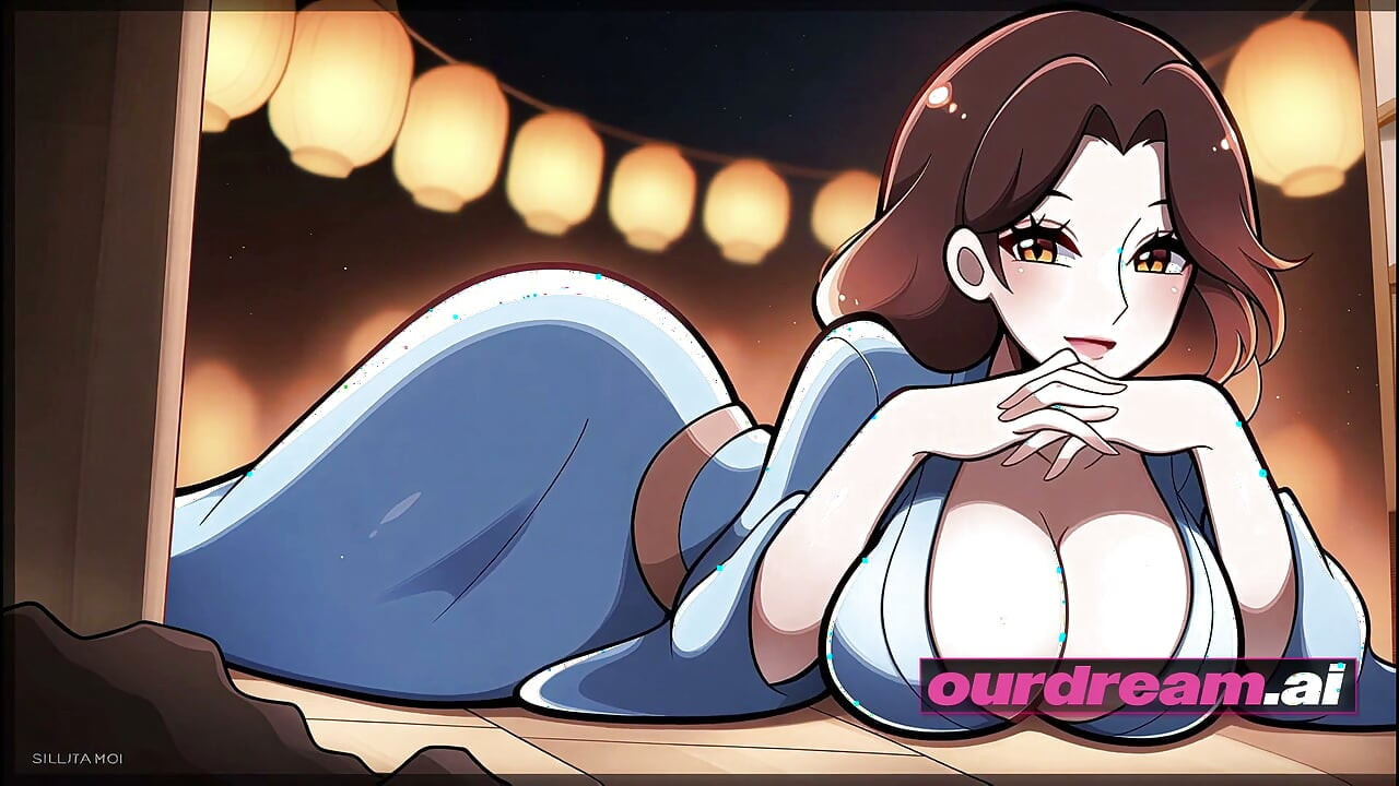 ourdream - Watch Her Slip Out of the Yukata: Auburn Anime Beauty Under Festival Lanterns