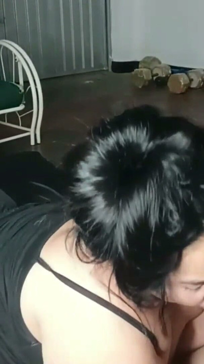 My stepmom has a peculiar way of watching TV while the 2 of us are in the living room | Clip 1