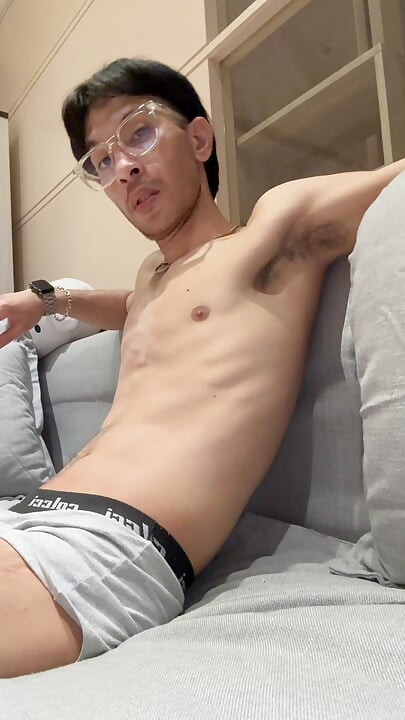 Twink showing his everything. 1 of 4