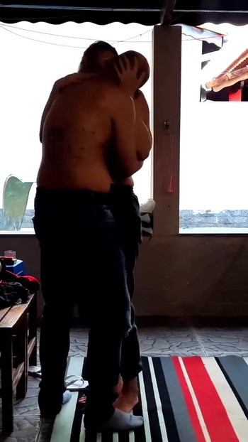 Powerful moment from "stepdaughter was smoking in the backyard and her stepfather seduced her until she had sex with him"