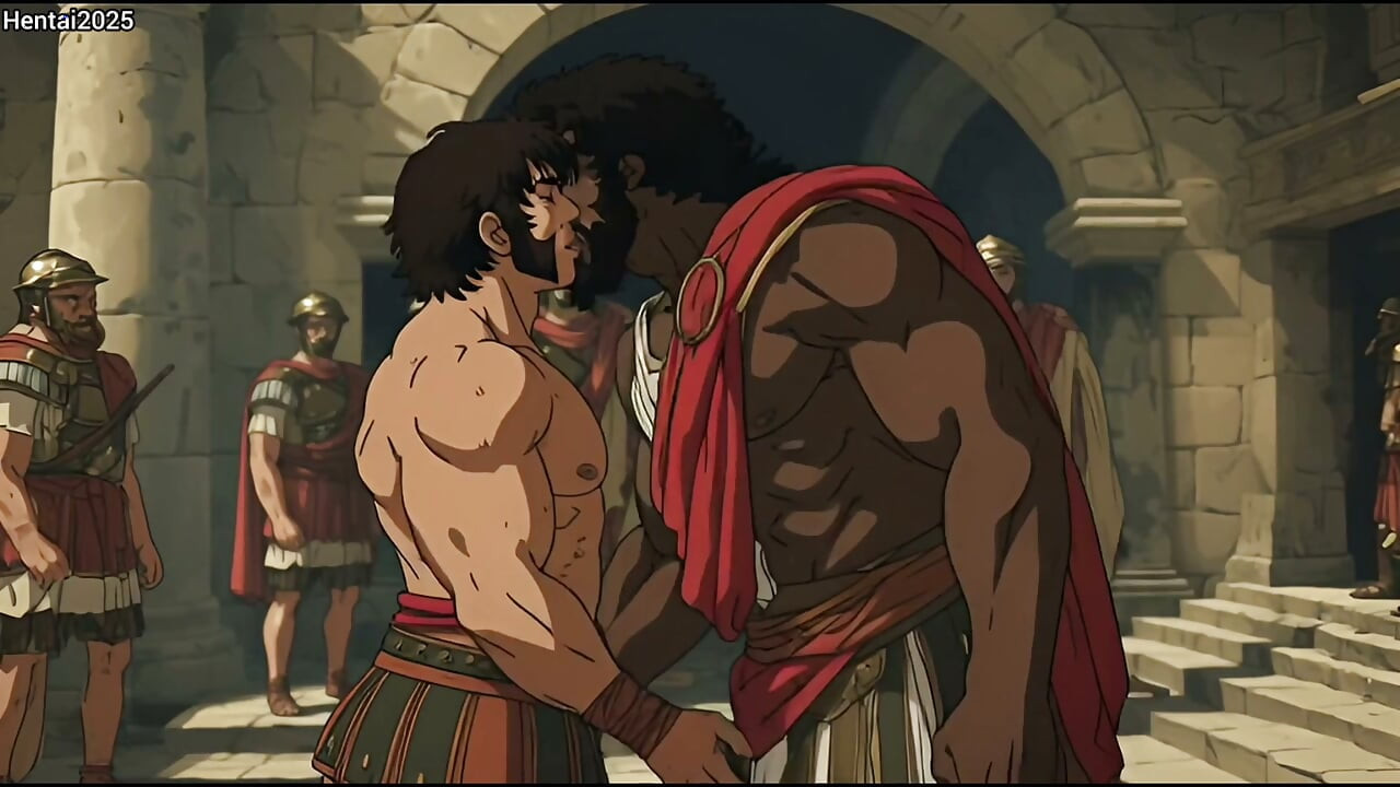 AI generated Short Story Interracial Anal Ancient Rome Gladiator Cartoon Hentai Animation