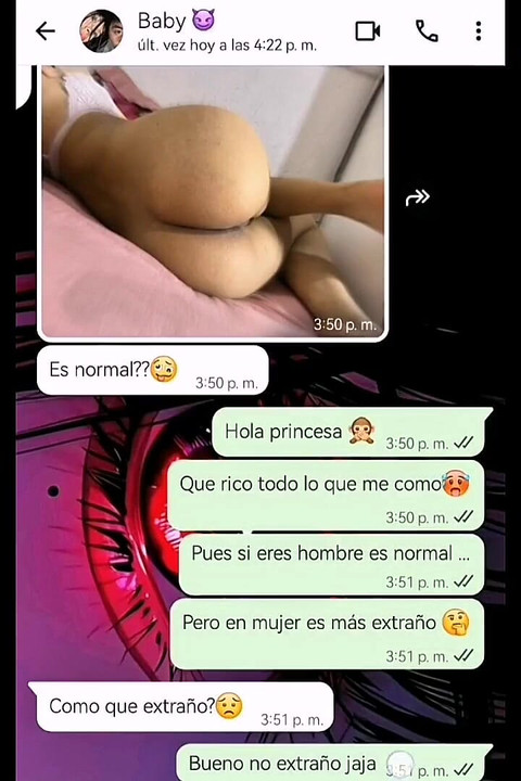 Hot Whatsapp Conversation with My Girlfriend's Ends in Happy Ending - Nati Sweet - Natasha Caseros