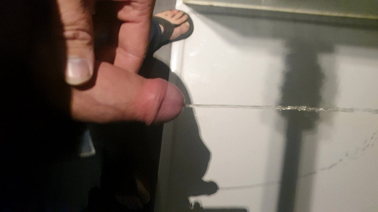pissing in shower