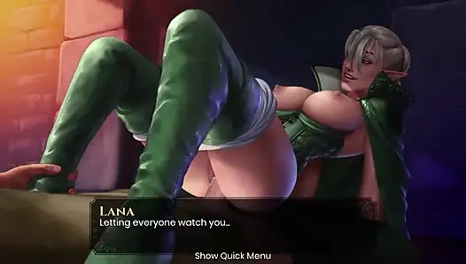 Beautiful girl character Fuck by friends son's big cock animation sex blowjob
