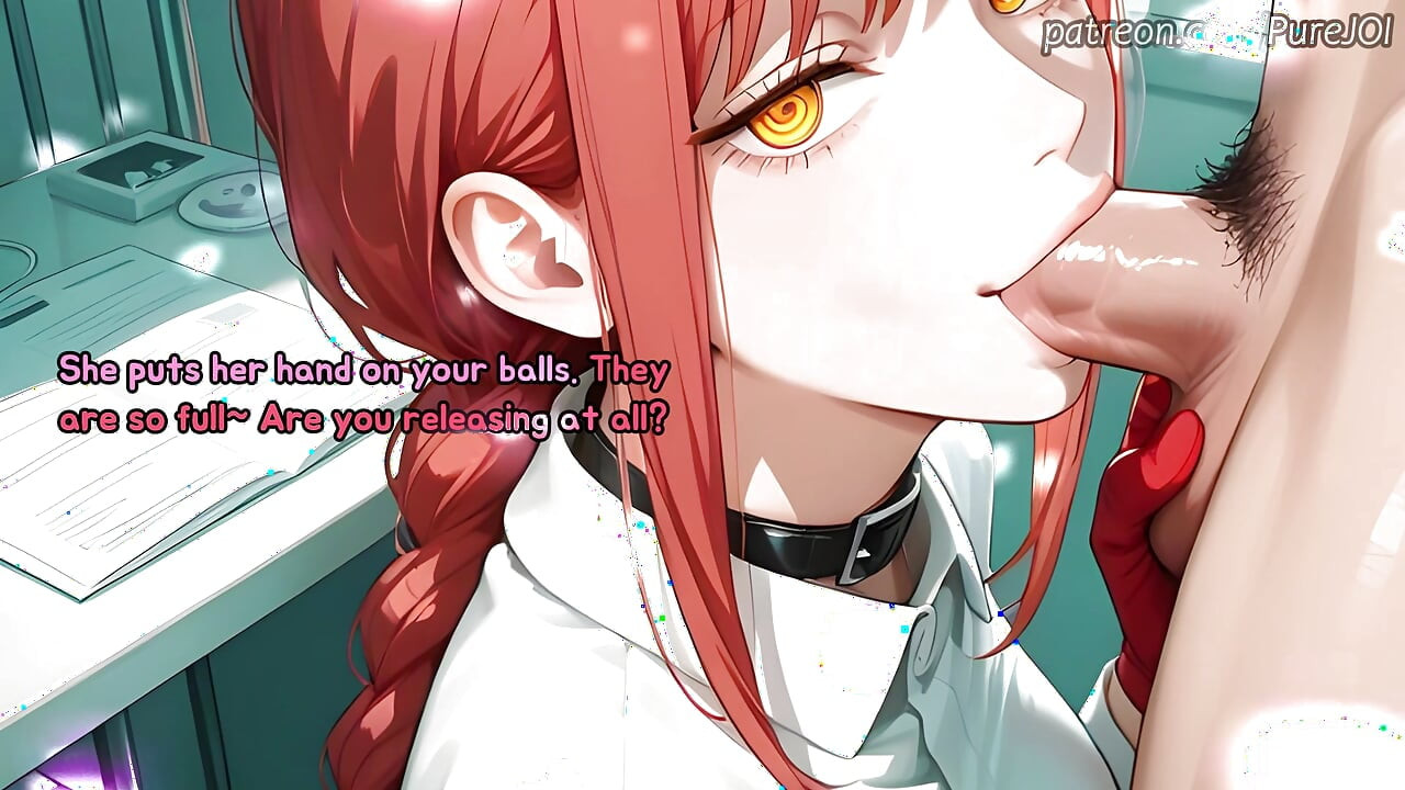 Your Doctor Makima is checking on your massive cock's health (Sex JOI)