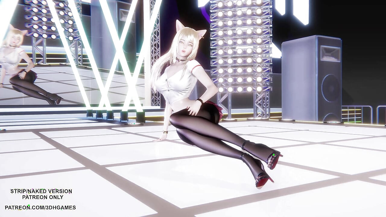 MMD I Ren - Butt - アーリ セクシーK-POPダンス リーグ・オブ・レジェンド 変態 4K 60FPS