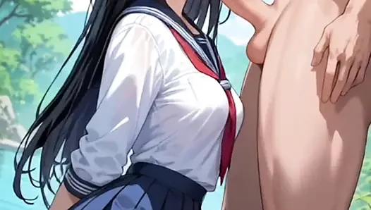 Hentai anime - Beautiful girl wants to fuck for the first time and loves it