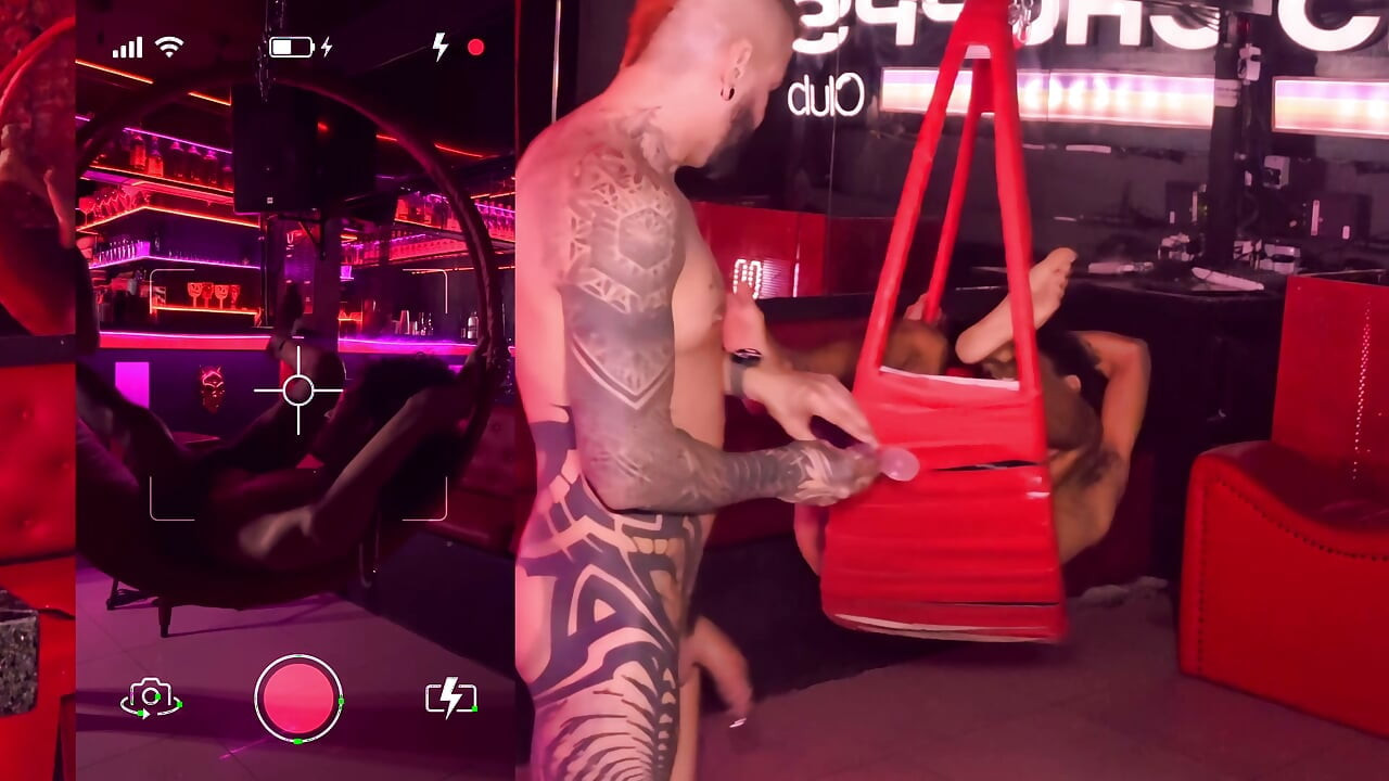 Having sex for the first time in the Sauna with a mexican with a piercing of his dick