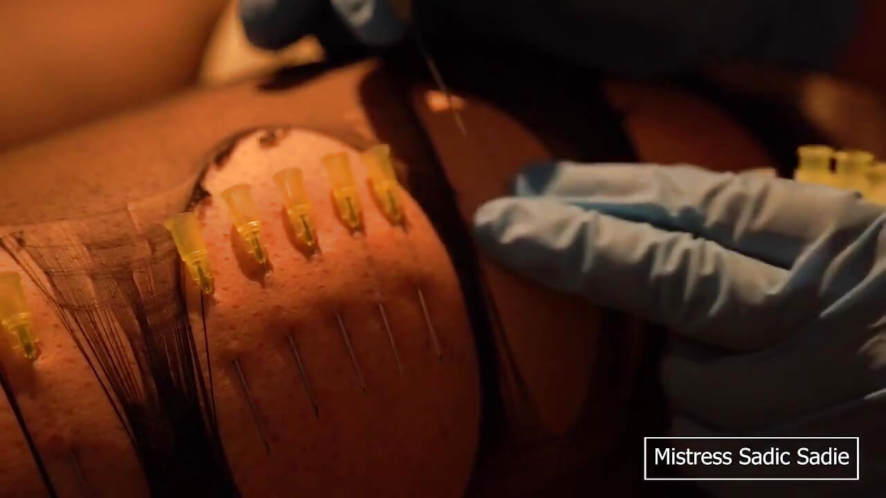 Needle Bondage and CBT