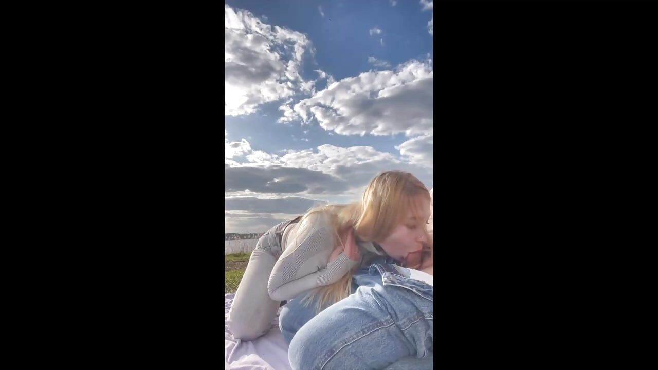 Blowjob by the River