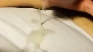 My lover is horny thinking of me with( huge cumshot)