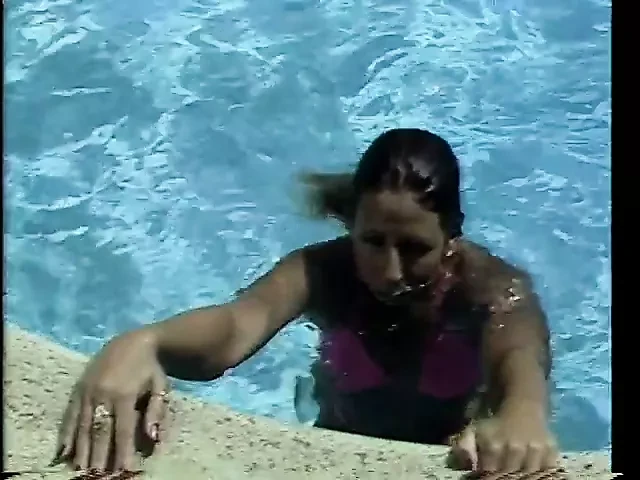 Busty blonde gets fucked on a deck chair after she gives BJ