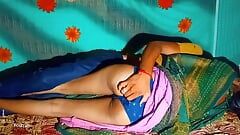 Hot husband eating fucking my pussy before bed homemade Desi sex with Hindi voice star yourrati