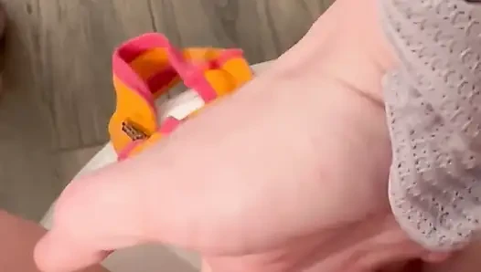 Stuffing My Tight Pussy