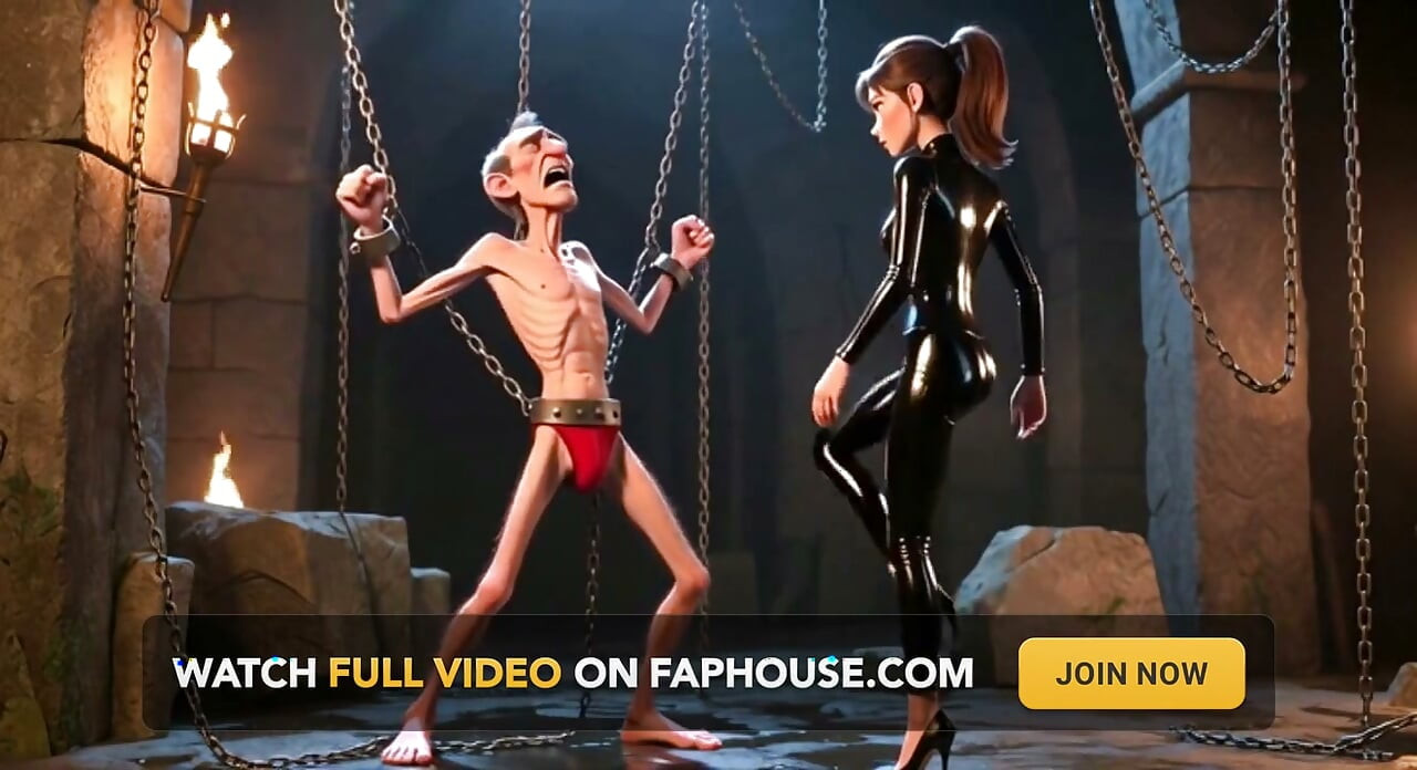 Ballbusting - Dominatrix Sinisipa ang Bayag ng Nakataling Lalaki