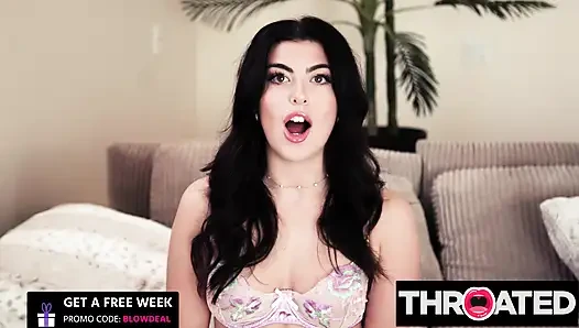 THROATED - Gal Ritchie Unforgettable Deepthroat Throat Fuck