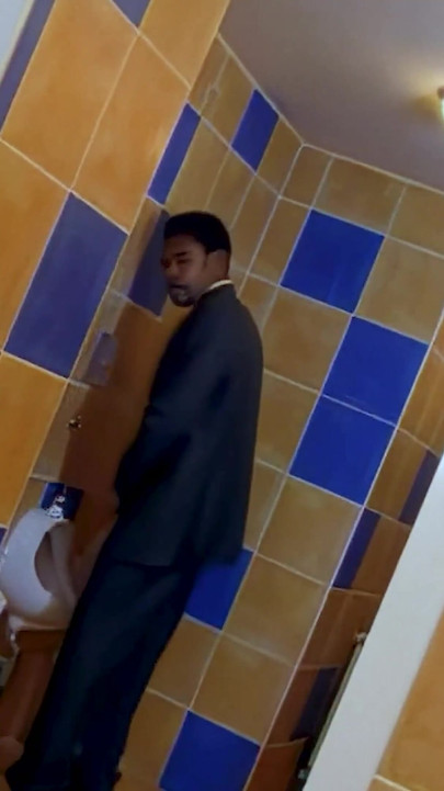 Public Bathroom BBC Double Penetration