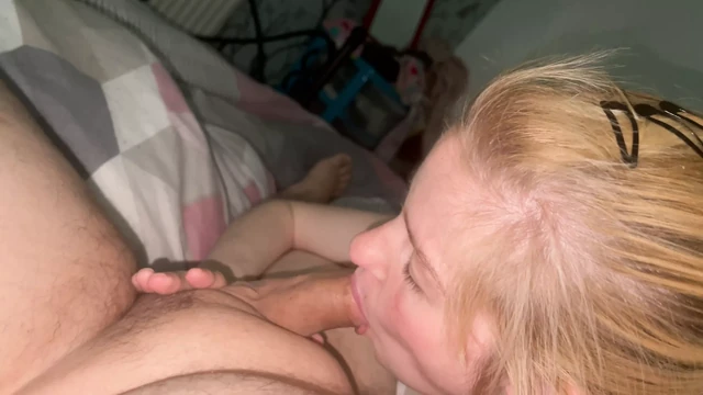 Girlfriend giving me a blowjob