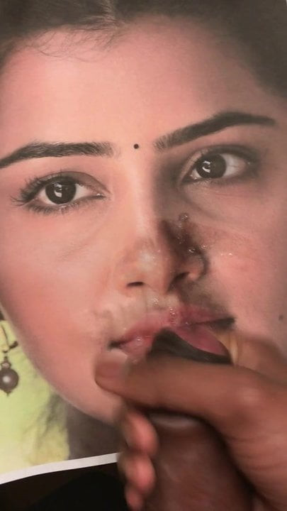 Anupama paramesvaran closeup face cumtribute