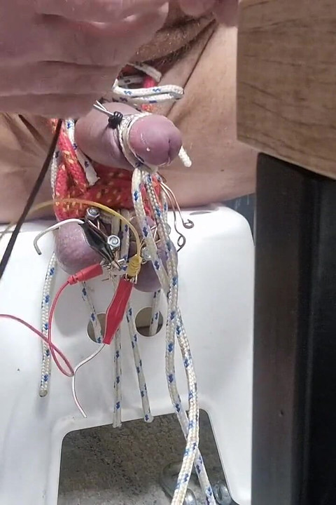 Penis Bondage and Electro