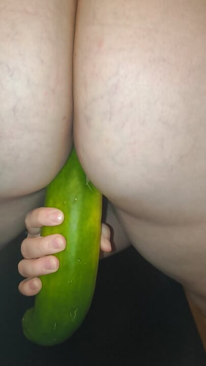 18-year-old teenager secretly leaves a cucumber at work