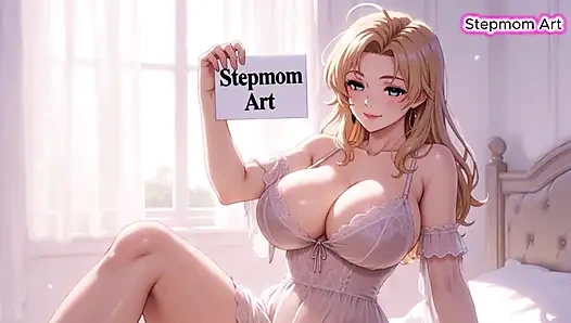 JOI Stepmom Hot Bed - Come with me 100% You'll cum - Dirty Talk