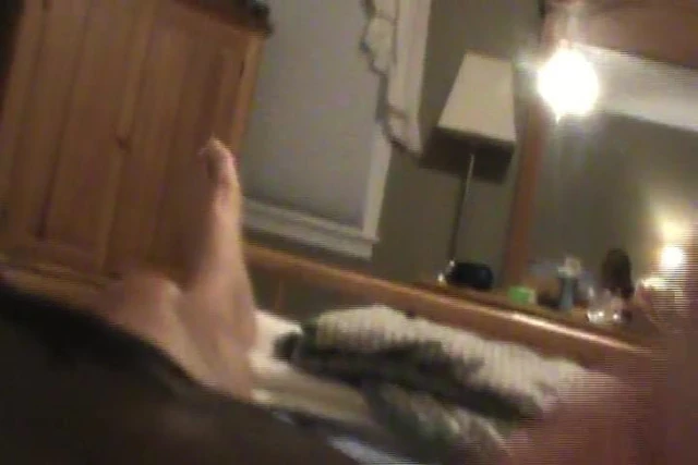 BJ,dildo and stocking feet
