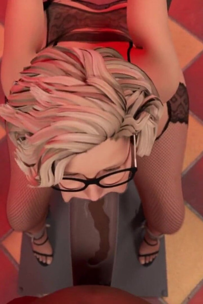 POV Big Tit Emo and Curvy Secretary Gets Fucked Like Cheap Sluts