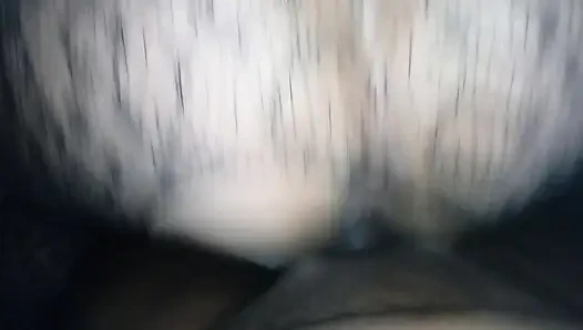 PAWG in fishnet takes backshots