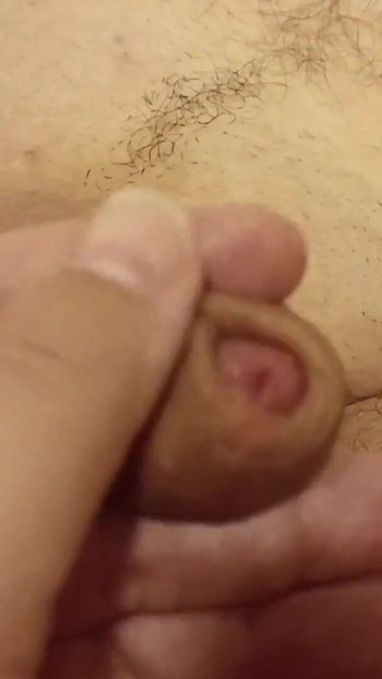 Stunning moment from "Playing with your penis with a little oil."