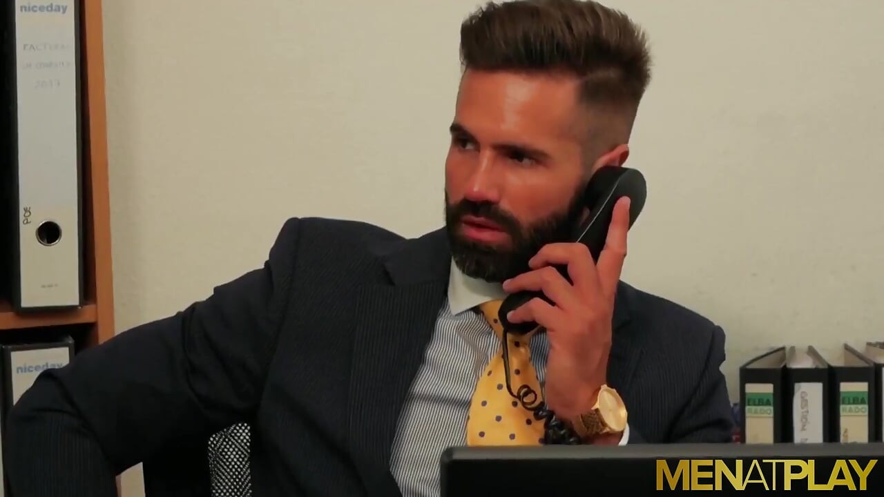 MENATPLAY - Colleagues Dani Robles and Mick Stallone anal fuck